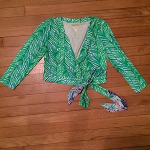 Lilly Wrap Crop Top